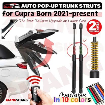 Auto Pop-Up Trunk Struts for Cupra Born 2021-present Hatchback Automatic Opening Gas Lift Supports with Springs Boot Struts