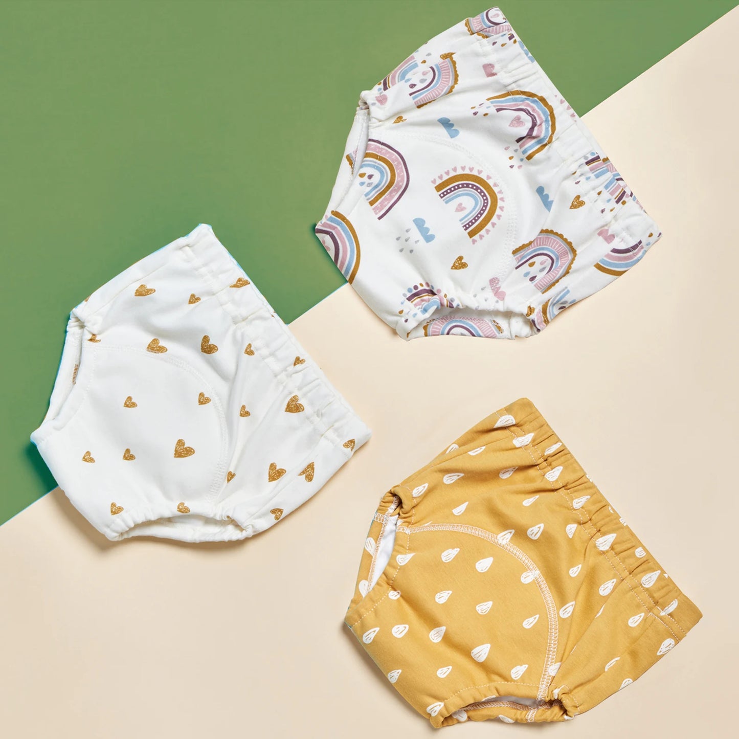 3pcs/Lot Baby Cotton Training Pants Panties 6 Layer Waterproof Cloth Diapers Reusable Toolder Nappies Diaper Baby Underwear