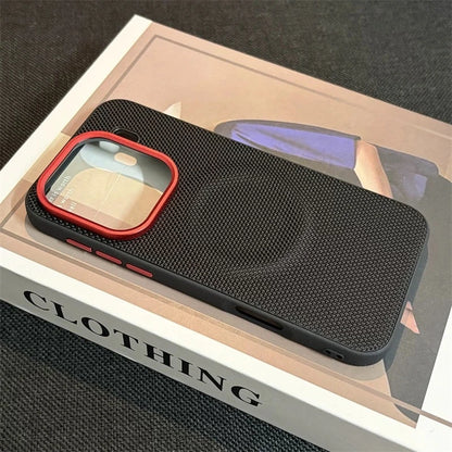 Magnetic Nylon Woven Case For Oppo Find X9 Pro For MagSafe Matte Leather Skin-friendly Phone Cover For Find X 9 X9Pro 5G Bumper