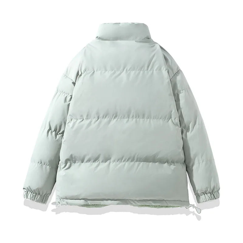 New Couple's Fashionable Versatile Windproof Neutral Cotton Jacket Outdoor Thick Warm Comfortable Breathable Double-sided Jacket