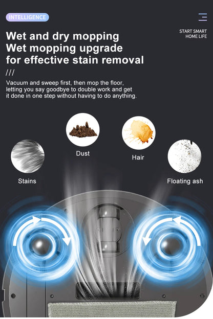 3 In 1 Smart Sweeping Robot Home Mini Sweeper Sweeping and Vacuuming Wireless Vacuum Cleaner Sweeping Robots For Home Use