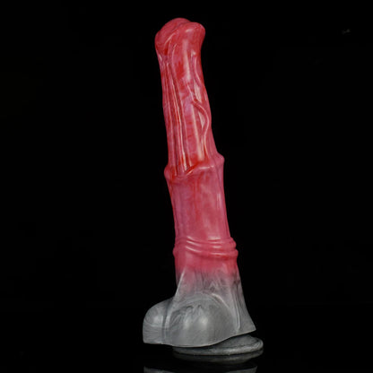 FAAK Silicone Long Penis Fantasy Knot Horse Dildo With Sucker Sex Toys For Women Anal Plug Female Masturbator Adult Games