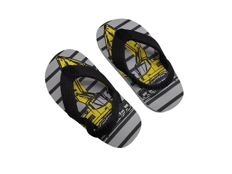 Children Flip Flops Shoes Cartoon Summer EVA Soft Sole Indoor Bathing Anti Fall Girls and Boys Sandals Beach and Pool Slippers