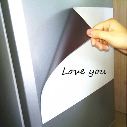 A4 Size Magnetic Whiteboard Vinyl Fridge Dry Erase White Board Refrigerator Magnet Note Flexible Remind Message Boards