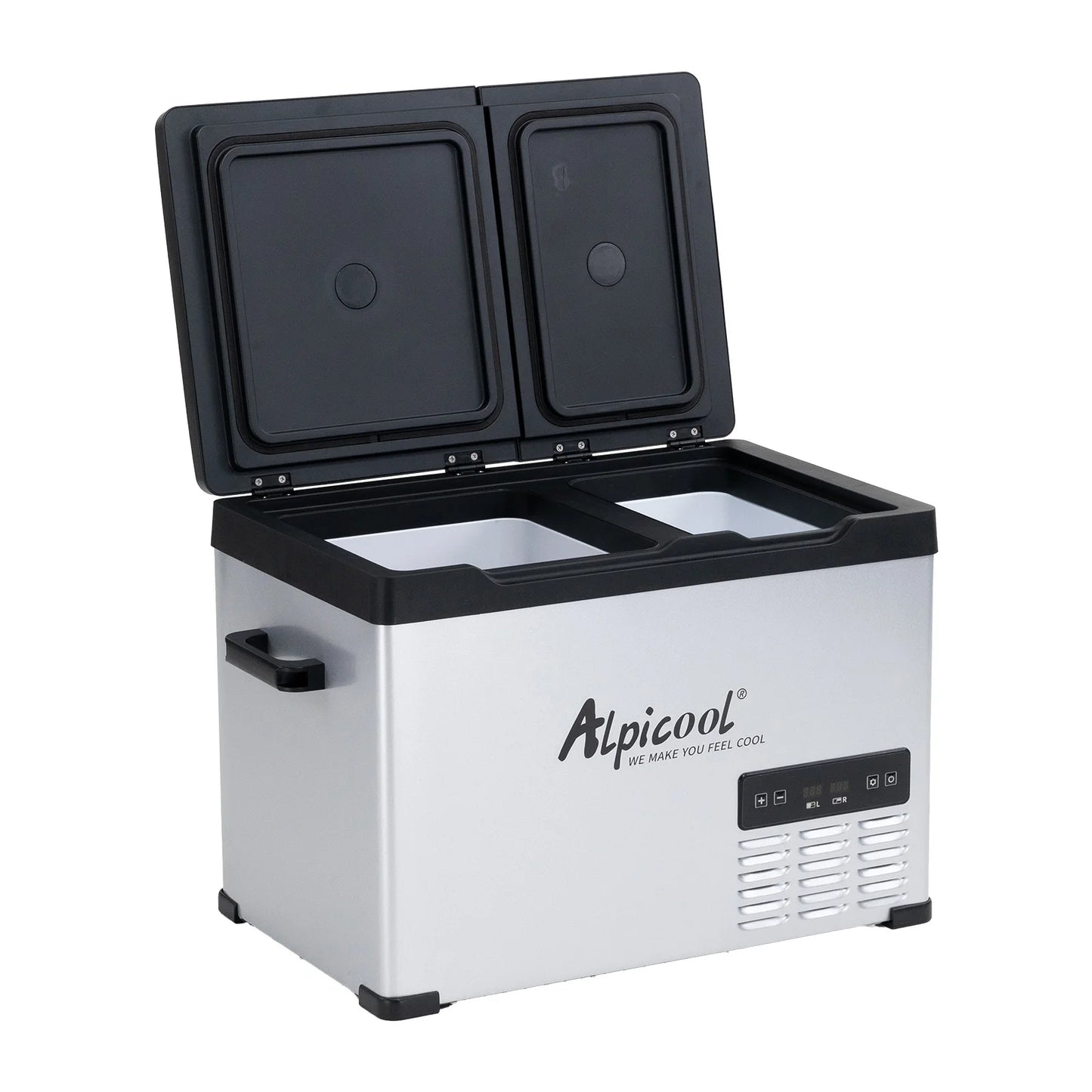 Alpicool CHS45 32L Compressor Cool Box 12 V Portable Fridge Electric Freezer Box Small Freezer for Car Camping, -20°C to 20°C,