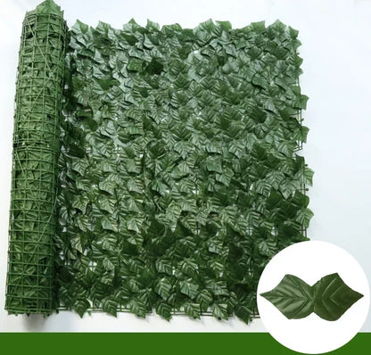 100X300cm Artificial Ivy Fence Plant Grass Wall Panel Faux Green Leaf Hedge Privacy  Screen Outdoor Home Garden Balcony Decor