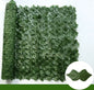 100X300cm Artificial Ivy Fence Plant Grass Wall Panel Faux Green Leaf Hedge Privacy  Screen Outdoor Home Garden Balcony Decor