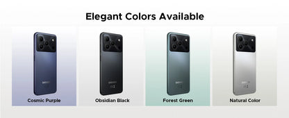 DOOGEE Note56 Plus Smartphone Android 16 48GB+256GB 6150mAh Large Battery 6.56'' 90Hz Display UNISOC T7225 50MP Camera NFC