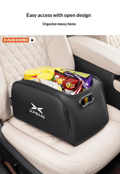 Car Trunk Organizer Box Storage Bag with Built-in Pocket For Xpeng P7 G9 G6 P5 X9 G7 N5 E29 G3 P7+ MONA M03 Auto Accessories