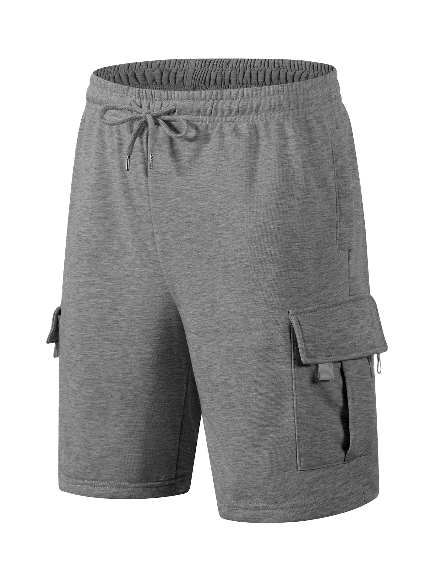 Summer Men's Sport Shorts Male Breathable Loose Multi-pockets Cargo Shorts Outdoor Jogging Fitness Casual Drawstring Mens Shorts