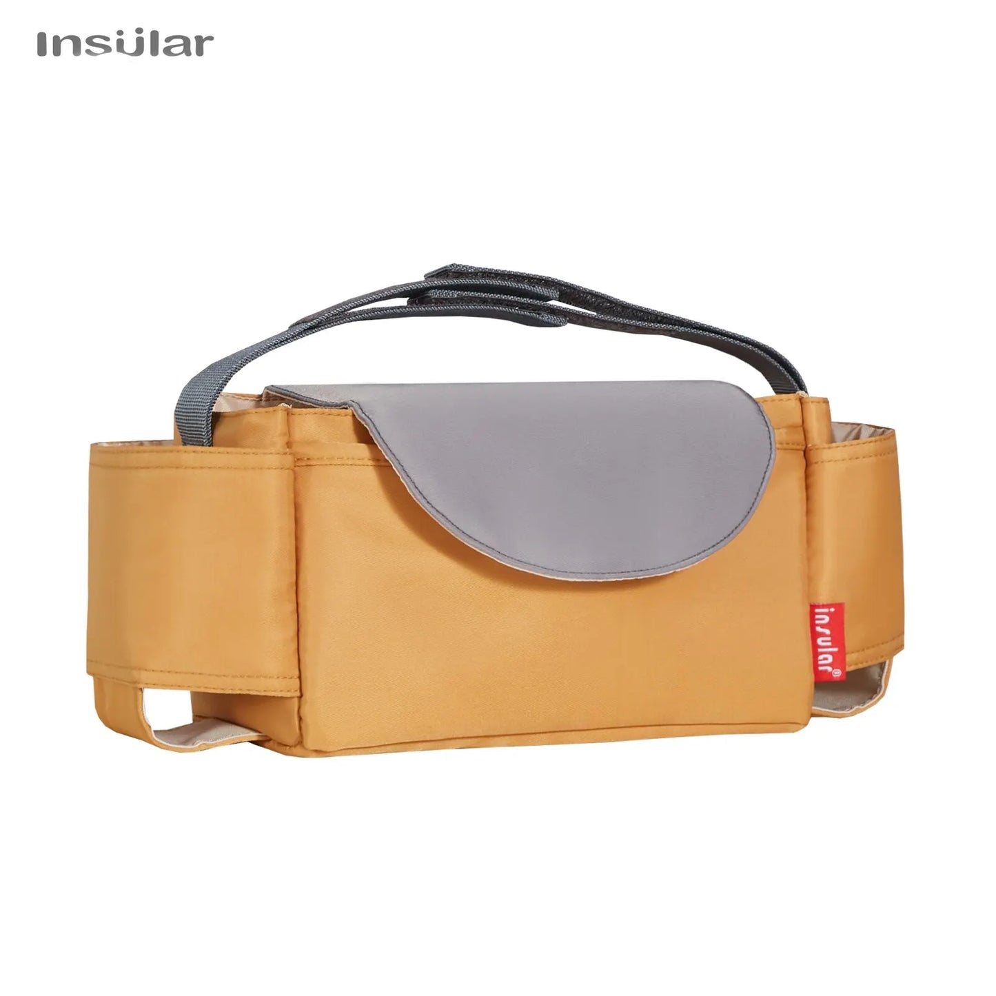 Stroller Organizer Bag,Multifunctional Mommy Diaper Bag with Basket,Hooks & Cup Holder,Universal Pram Buggy Carriage Accessories