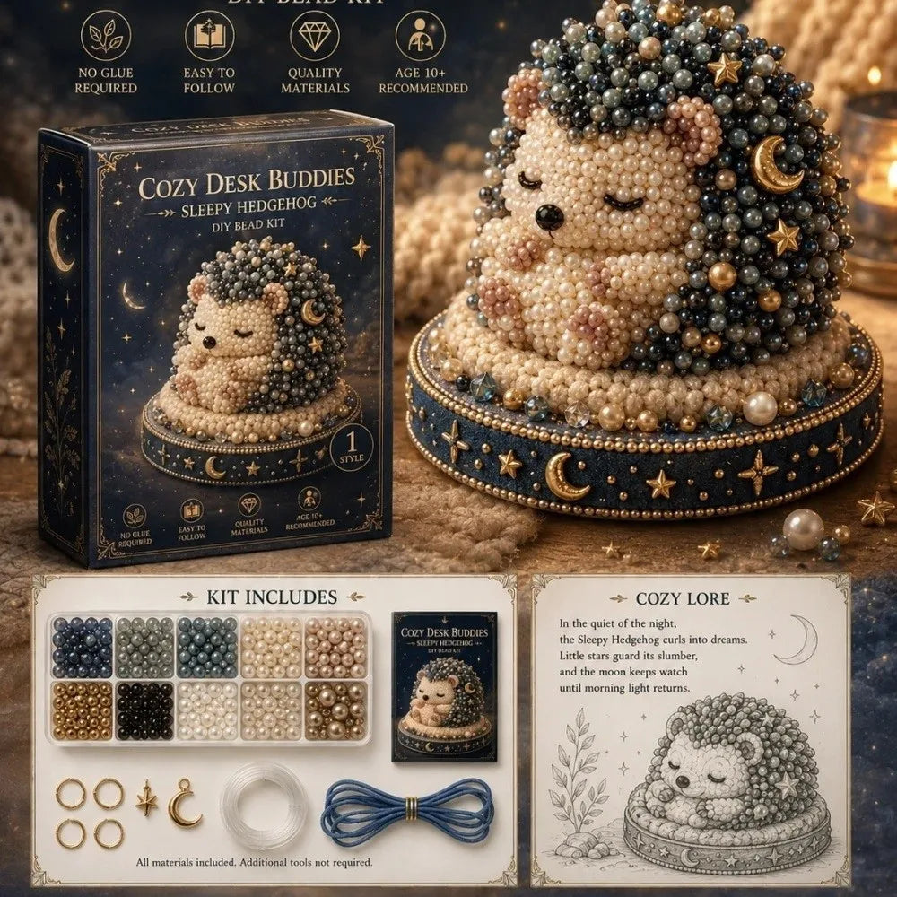 3D Design Animal Guardian Beading Kit Animal Shape Material Package Animal Bead Set with Colorful Beads Handmade Bead Craft Set