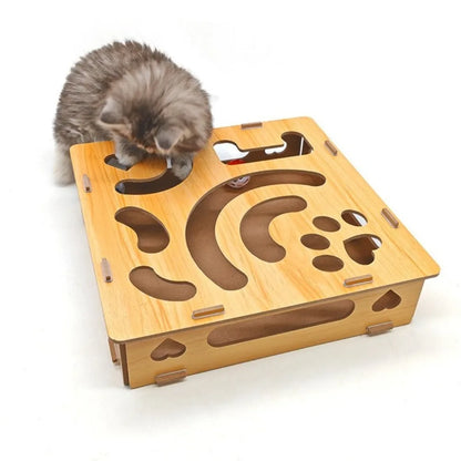 Durable With Bell Ball Cat Scratching Posts Interactive Maze Tunnel Interactive Cat Pet Entertainment Supplies for Kitten