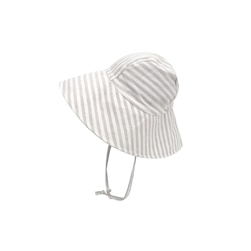 Baby SunHat Summer Boys Girls Bucket Hat Kids Cotton UV Travel Hats Child Big Brim Outdoor Beach Caps Fashion Casual Panama Cap