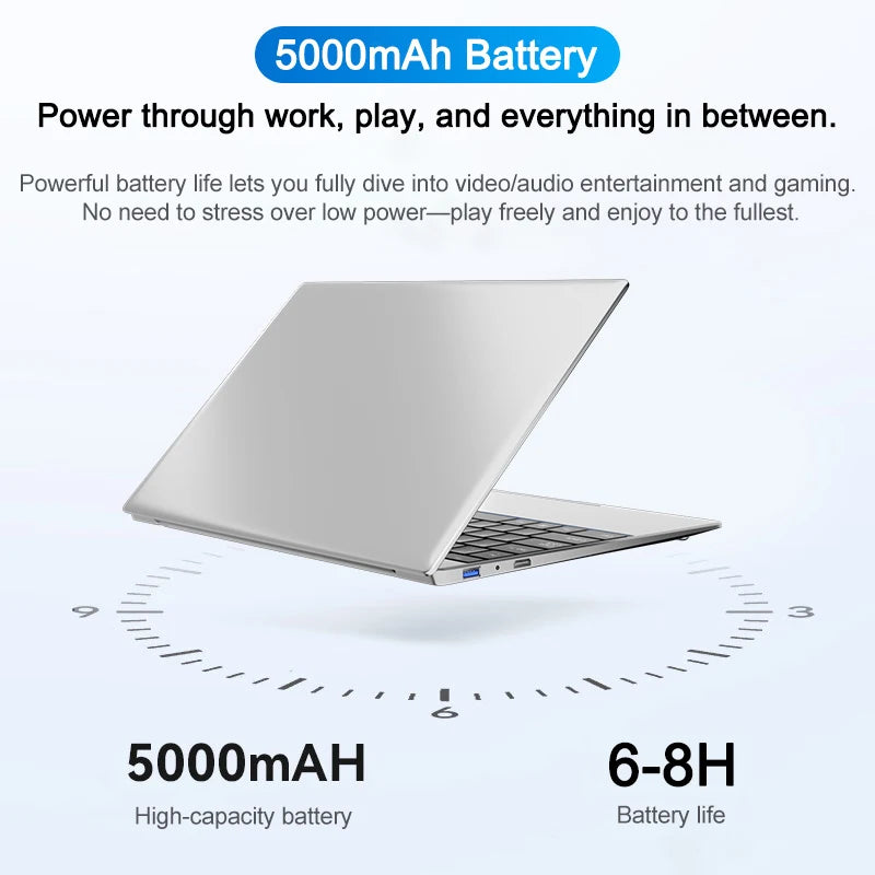LENO Ultra Slim 14.1" Laptop  Intel Core i7 8650U 32GB 2TB Windows 11 Pro Gaming Computer PC Gamer office Notebook 1920*1080 HD