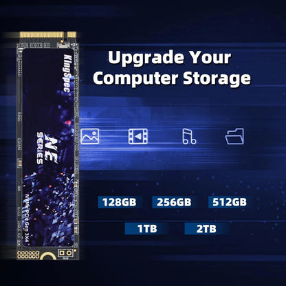 KingSpec M2 SSD NVMe 256GB 512GB 1TB 128GB M.2 NMVe 2280 PCIe 3.0 Hard Disk Internal Solid State Drive for Laptop Desktop