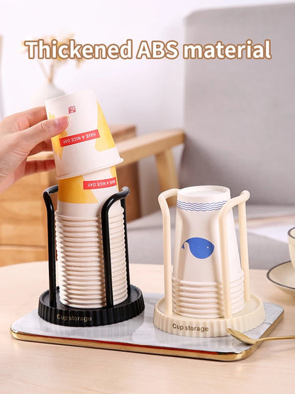 Household Disposable Paper Cup Holder, Desktop Paper Cup Storage Rack, Suitable For Living Room, Dining Room And Other Cup Taker