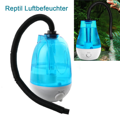 4L Reptiles Pet Fog Maker Atomizer Air Humidifier for Amphibians Terrariums LED Maker Fogger Pet Supply