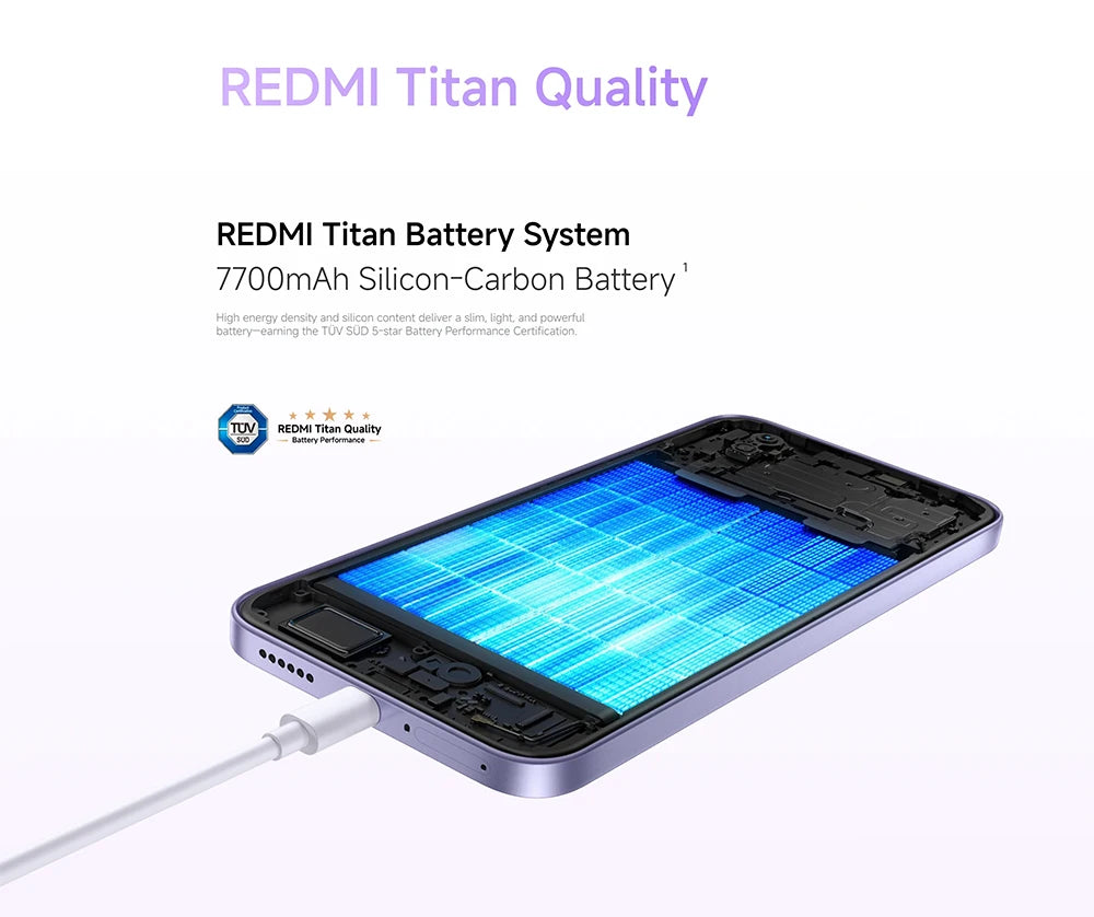 Redmi Note 17 4g 6Gb+256Gb Smartphone 7.0" Amoled Displays 50Mp Wide-Angle Rear Camera Battery 7700Mah Mobile Phone