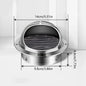 Stainless Steel Wall Ceiling Air Vent Ducting Ventilation Exhaust Grille Cover Waterproof Outlet Heating Cooling Vents Cap