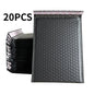 20 Pcs Bubble Envelopes - Large Size Black Bubble Mailers Self Seal, Waterproof Postal Bags for Protecting Mailing & Packaging