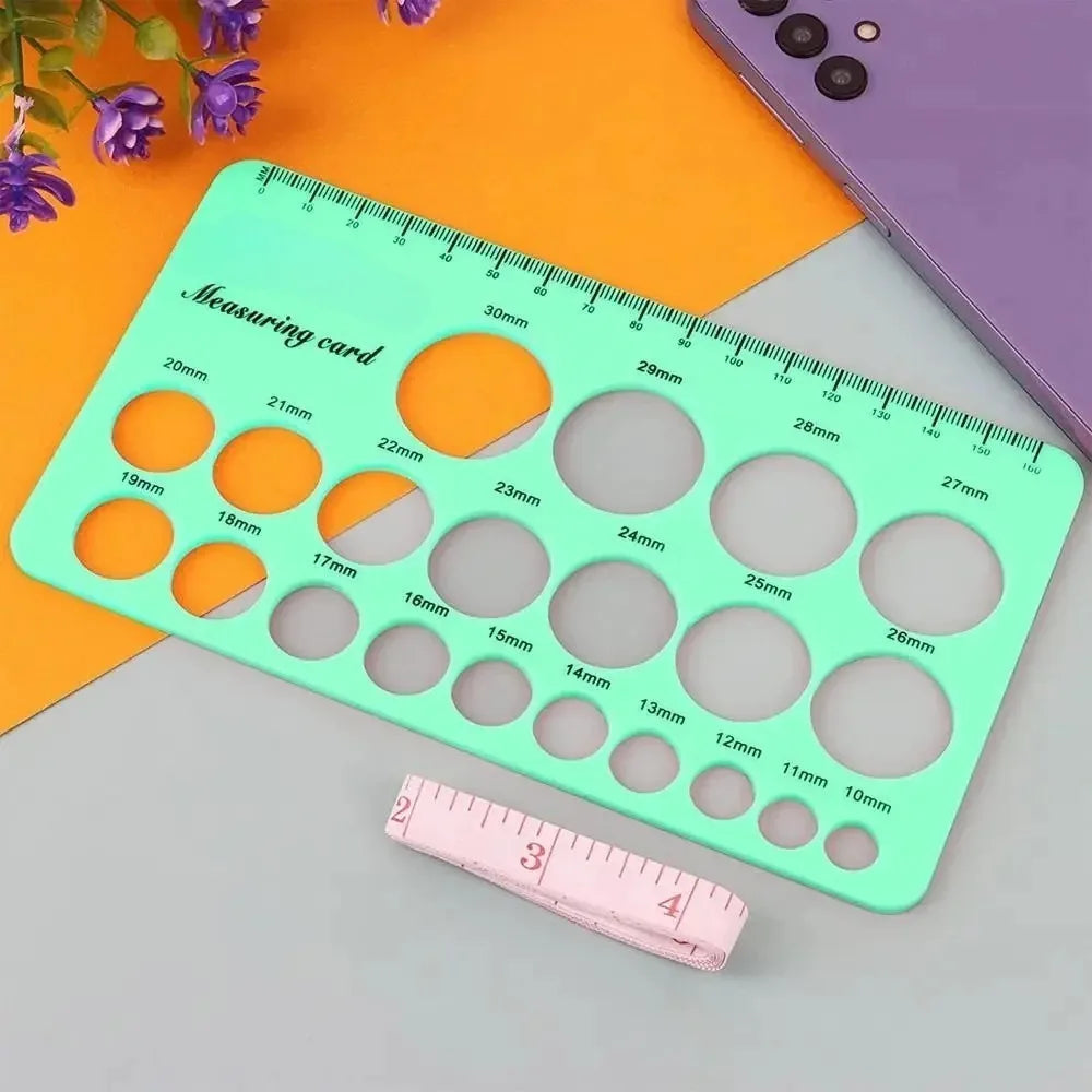 Breast Pump Nipple Silicone Ruler Nipple Diameter Breast Pump Flange Circle Sizing Ruler Nipple Measuring for New Mums Women