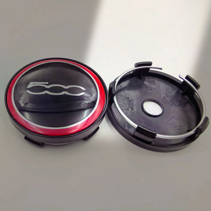 4pcs Fiat 500 Abarth Lancia Car Wheel Center Hub Cap Car Wheel Center Caps Hubcap Cover 60mm