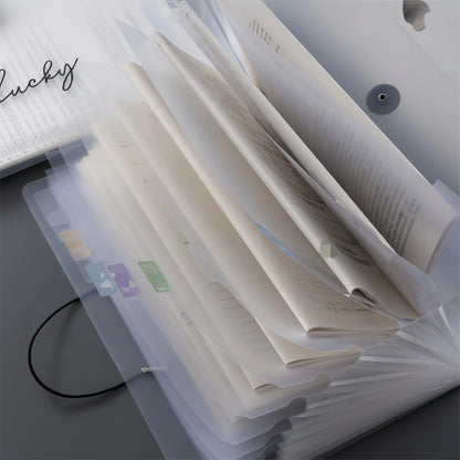 A4 folder Organ bag Test paper storage bag Archive folder Multilayer subject classification file bag