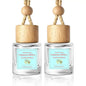 2 Pack Car Air Freshener Diffuser 2 Pack Hanging Air Freshener Diffuser - Vanilla Cream Fragrance Oil Air D iffuser for Car
