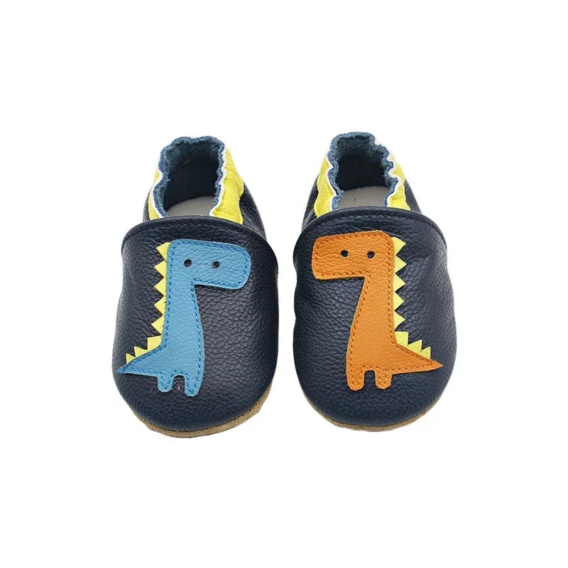 Toddle Baby Shoes Newborn Infant Shoe Boys Girls Soft Genuine First Walkers Baby Moccasins 0-24Months Cowhide Bottom Skid-Proof
