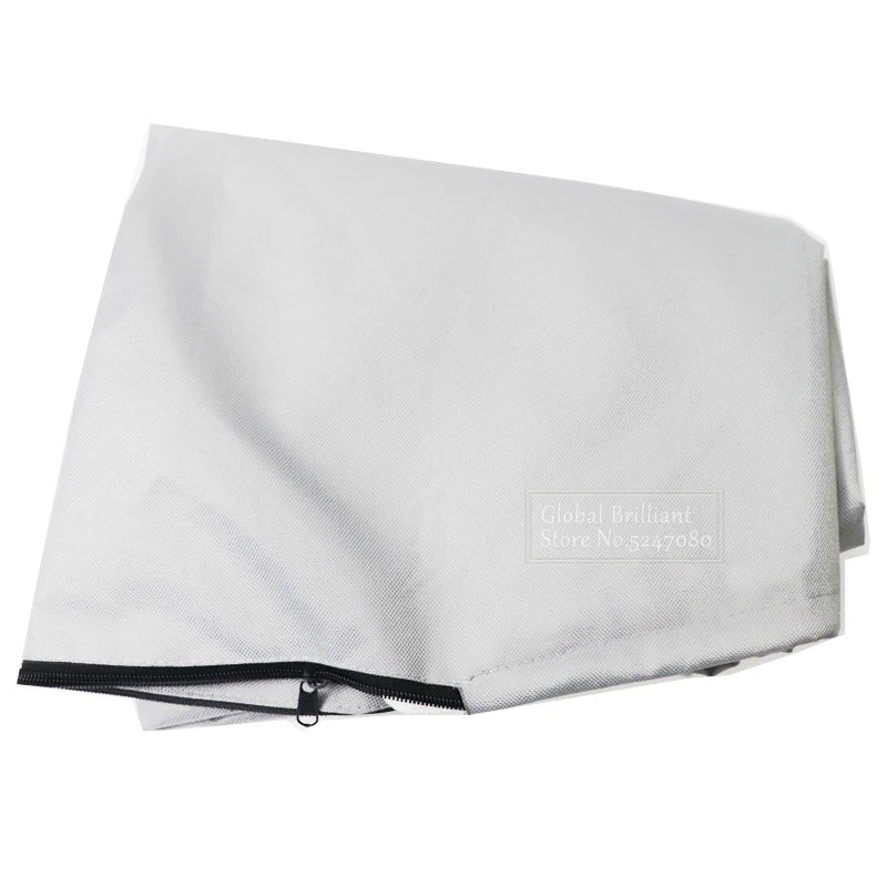 600D Boat Full Outboard Engine Cover Heavy Duty Silver Engine Motor Covers Protector For 6-225HP Waterproof