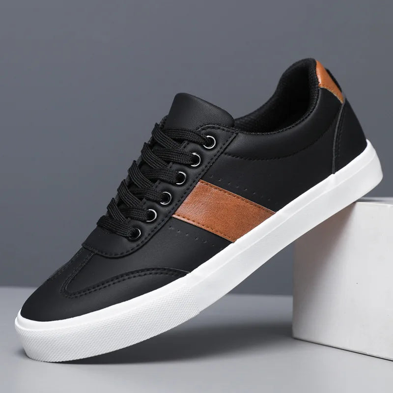 Sneakers Men 2026 Spring Board Shoes Men's Casual Shoes Breathable Student Casual Shoe Low Cut Color Blocked Men's Shoes
