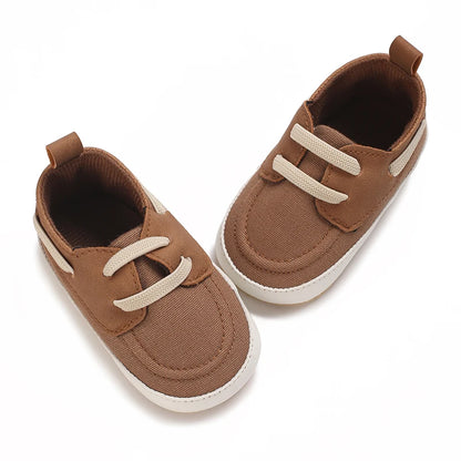 HAIZHIW 0-18M Baptism Newborn Baby Prewalker Girls Boys Casual Shoes Leather Non-Slip Soft-Sole Infant Toddler First Walkers