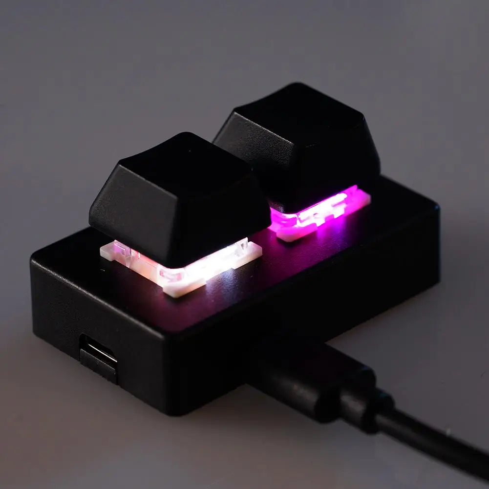 2-key Shortcut Keyboard Copy And Paste USB Custom Programmable Macro Mechanical Keyboard Hot Key Mouse
