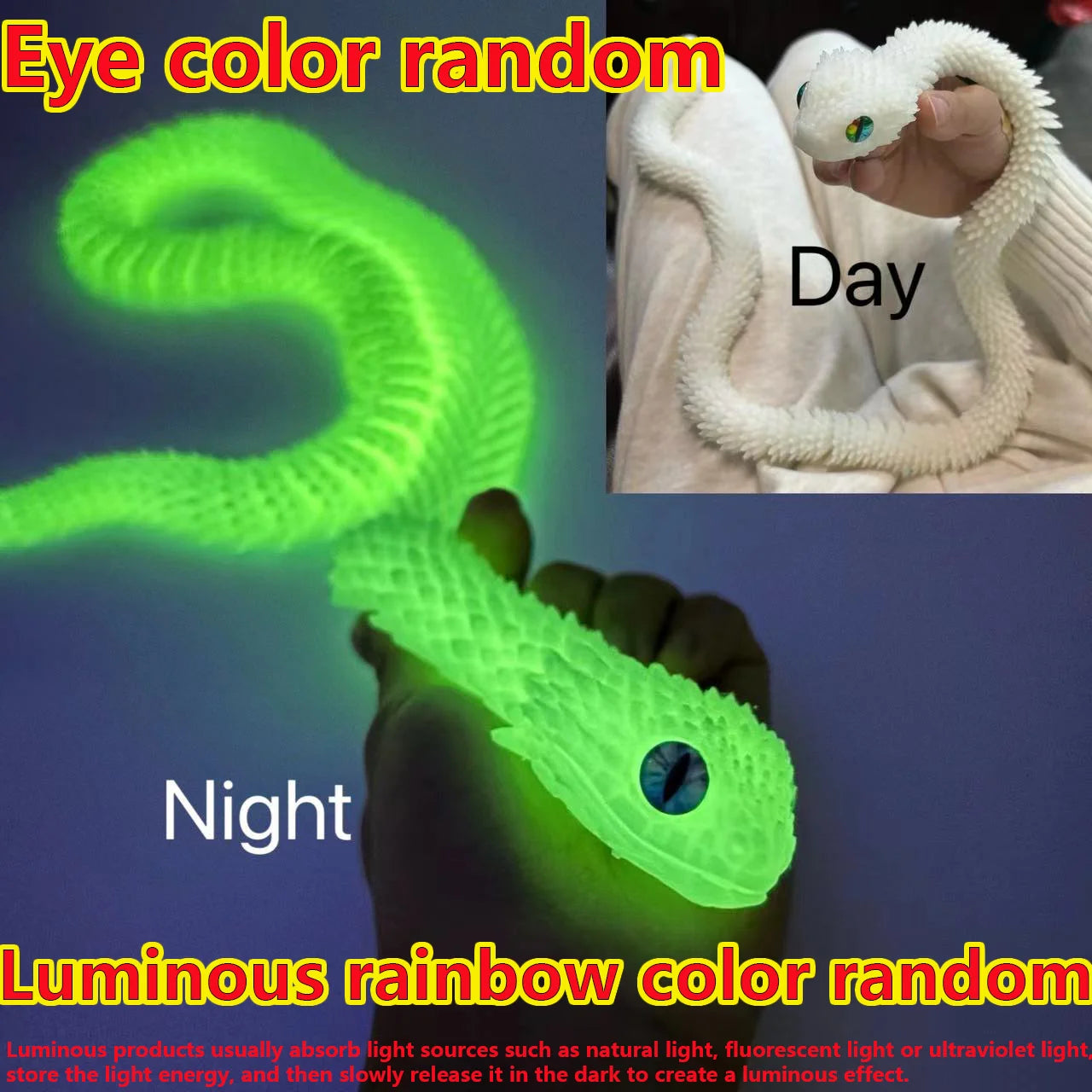 85Cm/33.46In Snake Statue Moveable Joints Animal Model Home Desktop Decoration Ornament Gift Collectible Statue