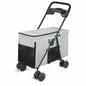 Medium To Large Dog Pet Stroller Multifunctional and Foldable Suitable for Outdoor Travel, Large Size for Commuting and Portable
