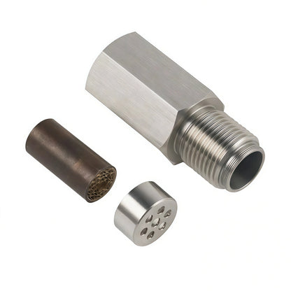 1PCS Oxygen Sensor Adapter Car Inspection Engine Light Fixing Catalytic Network Oxygen Sensor Interval Mini Catalytic Converter