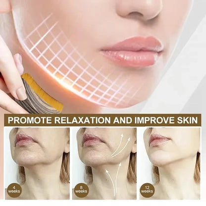 Face Lymphatic Sculpting Massager Ergonomic Contour Brush Jawline Chin Shaping Drainage Massager Facial Relax Skincare Tool