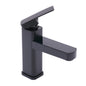Black And White Washbasin Faucet, Bathroom Kitchen Single Pole Faucet With Digital Display Screen