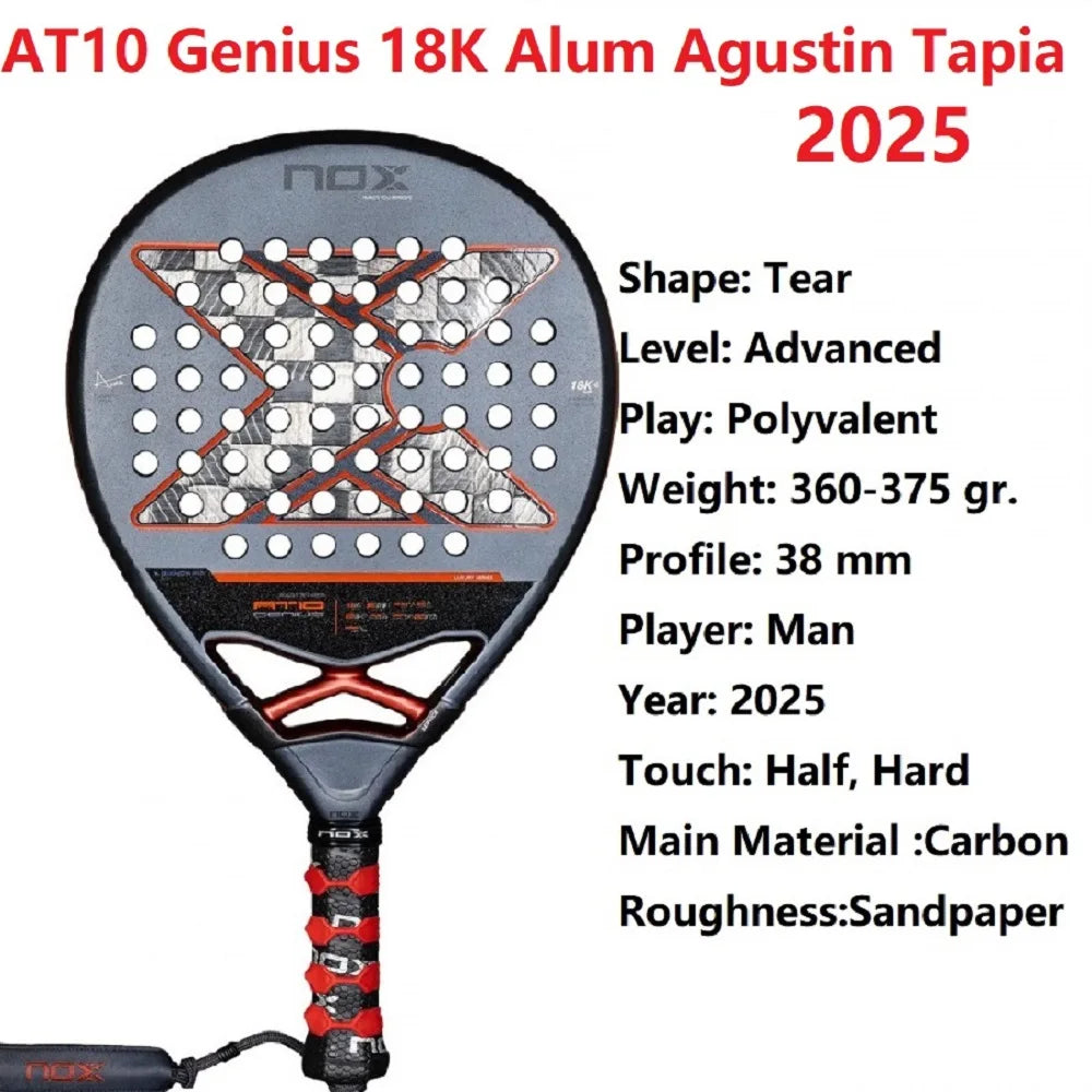 Nox 3D Carbon Fiber Power Racket, Stereo Structure Rebuild Tennis Hit Experience, Immersive Advanced Court, Tech Enabled 2023-26