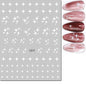 3d Nail Art Stickers Red Black White Love Hearts Stars Clouds French Full Tips Adhesive Nail Decals Slider For Manicure