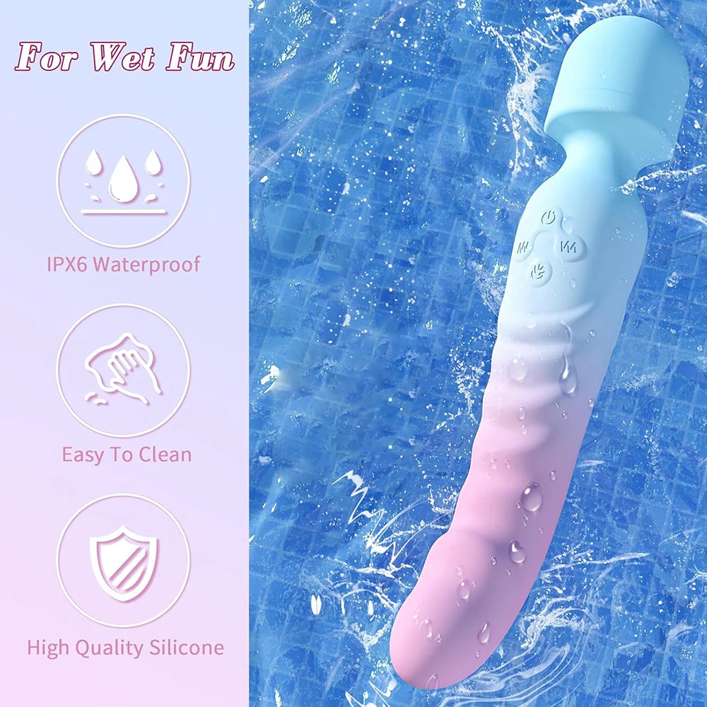 3 IN 1Mode Dildos Vibrator AV Machine Magic love Wand Clitoris G Spot Stimulator Female Vagina Massager Woman Adults Sex Toys 18