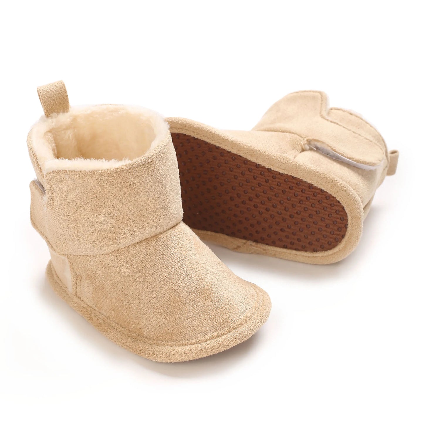 New Baby Boots For Winter Warmth 0-18M Newborn Baby Velcro Soft Sole Anti Slip Front Shoes Baby Shoes Warm Snow Boots