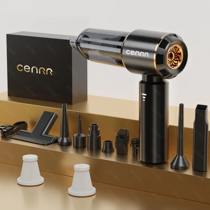 CENRR Mini Car Vacuum Cleaner Cordless Powerful Wireless Car Cleaner HandHeld Portable Vacuum Cleaner Cleaning Machine