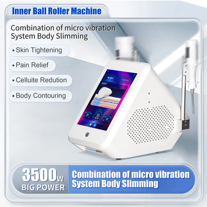 200HZ Slimming Cellulite Reduction Roller Infrared Vacuum Massage Beauty Machine 3500W Inner Ball Roller for Body Care