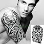 Waterproof Temporary Tattoo Sticker Joker Skull Letter Big Size Body Art Flash Tatoo Fake Tatto Stickers for Girl Men Women