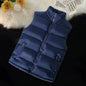 2026 Autumn Winter Men's Thicked Golden Velvet Warm Vest Fashion Solid Sleeveless Zipper Hooded Jacket Fake Fur Couple Waistcoat
