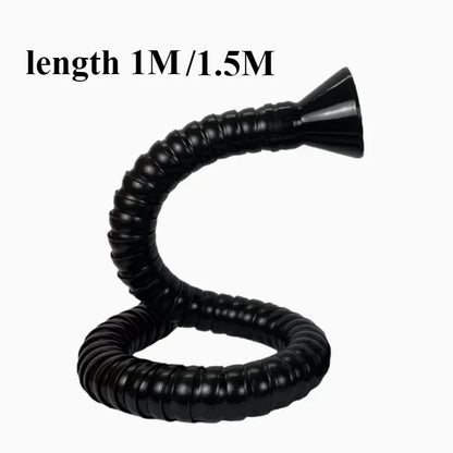 Flexible Smoke Exhaust Ventilator Pipe positioning bamboo tube suction air collector hood Industrial smoke extraction system