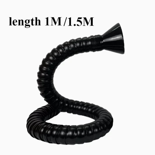 Flexible Smoke Exhaust Ventilator Pipe positioning bamboo tube suction air collector hood Industrial smoke extraction system