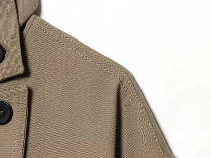KONDALA High Street Casual Chic Women Jacket Double Breasted Stand Collar Pockets Sashes Jacket New Fashion 2026 Spring Jacket